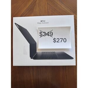 Apple Magic Keyboard for iPad Pro 13‑inch MWR53LL/A (M4 and M5) A2974 Black